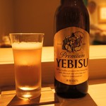 すし佐竹 - ビール