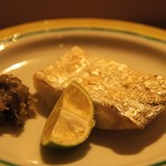 すし佐竹 - 太刀魚と蕗味噌