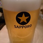 北海道チューボー - 黒ラベル生ビール