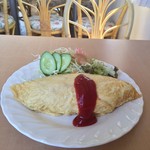 カフェレストランパセリ - オムライスセット　９８０円