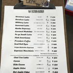 ストリーマー コーヒー カンパニー - メニュー 2016/03/23