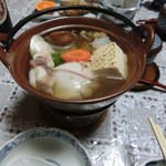 料理民宿 田崎荘 - 宴会料理のアンコウ鍋