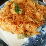 井筒屋 - 名物「桜えびのかき揚げ」