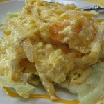 台湾料理 旺勝 - エビとポテトのマヨネーズ炒め