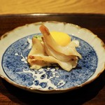 ごだん 宮ざわ - 赤貝味噌掛け