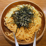 タラコとウニとイカのスパゲティ大盛　1250円