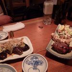 Izakaya Masakichi - 茄子焼きと焼鳥盛り合わせ