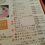 ホルモンさわ - 豚肉関係の　目にいう！