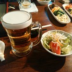 ホルモンさわ - まずは黙って生ルービーでしょう！