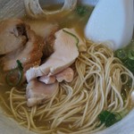 らーめん専門 和海 - 塩ミックス 煮干オイル 替え玉投入