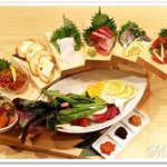 竹庭TOMORI - 前菜3点盛り / お造り3点盛り / 松阪野菜の盛り合わせ 3種の味噌添え