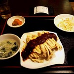 福招門 - よだれ鶏定食¥842