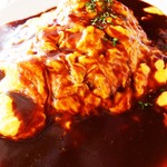 カフェテリア　スティームボート - トロトロたまごのオムライス　デミグラスソース　