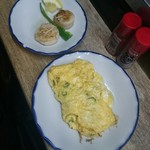 まるしん - 貝柱の塩焼き&だし巻き