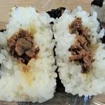 森本米穀 - 牛肉しぐれ　140円