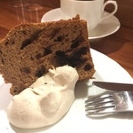 カフェオリーブ - 黒糖のシフォンケーキ