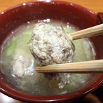 千取寿司 - 鰯のつみれ汁