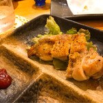 吟丞 - サービスで出して頂いた いきいきどりもも焼き