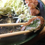 とんかつ春 - 抹茶塩でヒレカツ♡