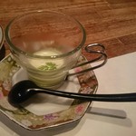 京橋 二刀流 - 突き出しの 冷製スープ