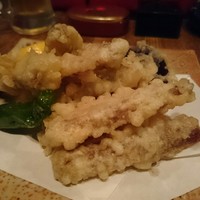 京橋 二刀流 - ごぼうの天婦羅