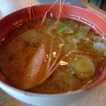 すし処 桂 - 海老頭の味噌汁