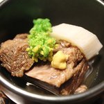 八千代 - 【牛肉懐石】ロース角煮、温野菜
