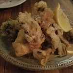 Bistro coda - 北海道産 原木マイタケと白子のフリット　塩加減が絶妙
