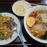 中華料理 福 - ラーメンセット(ラーメン)