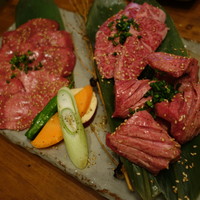 焼肉 433 - 厚切りタン、上タン、厚切りハラミ