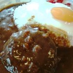 新橋ベーカリー - ハンバーグエッグカレー