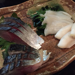 庄司 - 食べ比べシメサバと炙りシメサバ