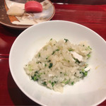 銀座 しのはら - 炊き立て菜飯
