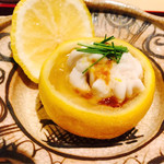 銀座 しのはら - ・白子蒸し鮨（リゾット風）