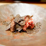 虎白 - 和牛と原木椎茸トリュフと共に