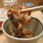 鮨 原正 - 先付　赤海鼠酢　リフト