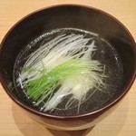 鮨 原正 - 椀物　鯛のあら汁