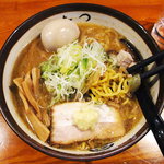 麺武虎龍 - 味噌ラーメン＋味玉