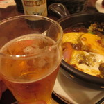 星乃珈琲店 - ビールとカレー合います（＾＾）ｖ