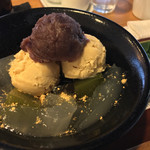 sec cafe 02 - わらび餅ときな粉アイス