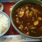 みのや本店 - カレーなんばランチ(税込730円)(2017.3)