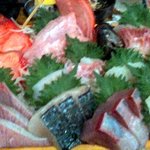 まるう商店 - 横浜漁酒場まるう商店 ●どっさり盛り（金目、グレなど10品）0107