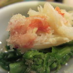 銀座 水野 - このおひたしは旨かったなぁ