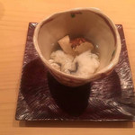 蓮 - 鱧屑叩き 岩手松茸 青柚子