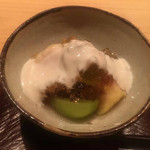 蓮 - 梅酒ジュレ 胡麻クリーム マスカット 巨峰