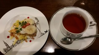 Futatsuboshi Cafe - ランチにつけたデザートとドリンク