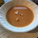 ステーキレストラン パポイヤ - 人参のスープ