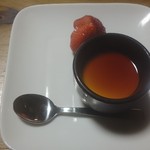 しゃくなげ荘 - デザートの自家製プリン♪