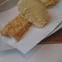 天ぷら新宿つな八 大丸店 - あなごと玉ねぎ