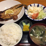 Sakabamiharu - 大さば開き定食750円